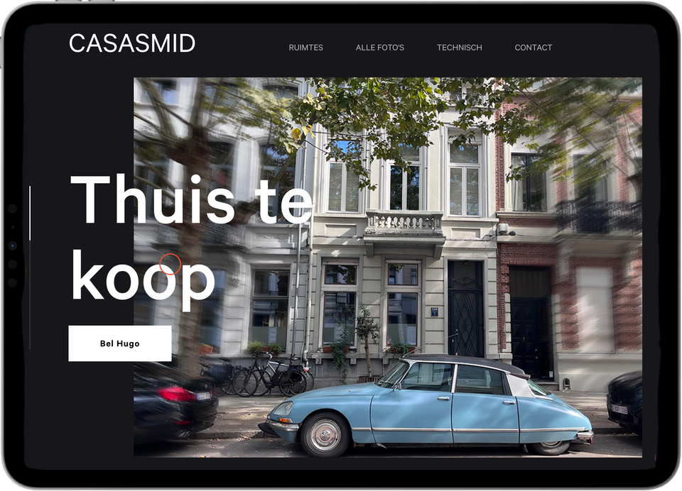 Casasmid - website voor immo